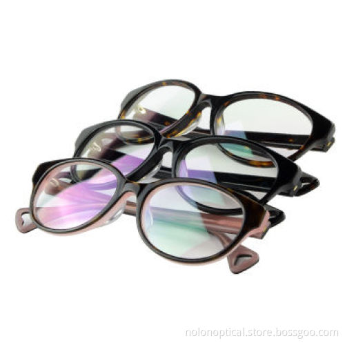 Most stylish and handmade acetate optical frames with diamond in dark tortoise